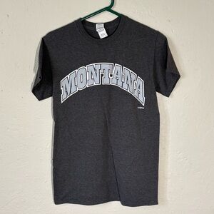 Gildan Charcoal Montana Graphic Tee‎
